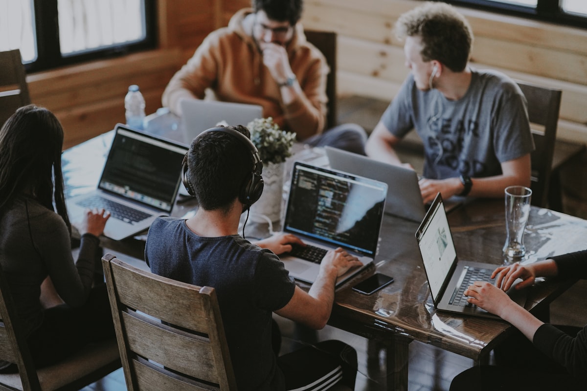 IT operations team collaborating